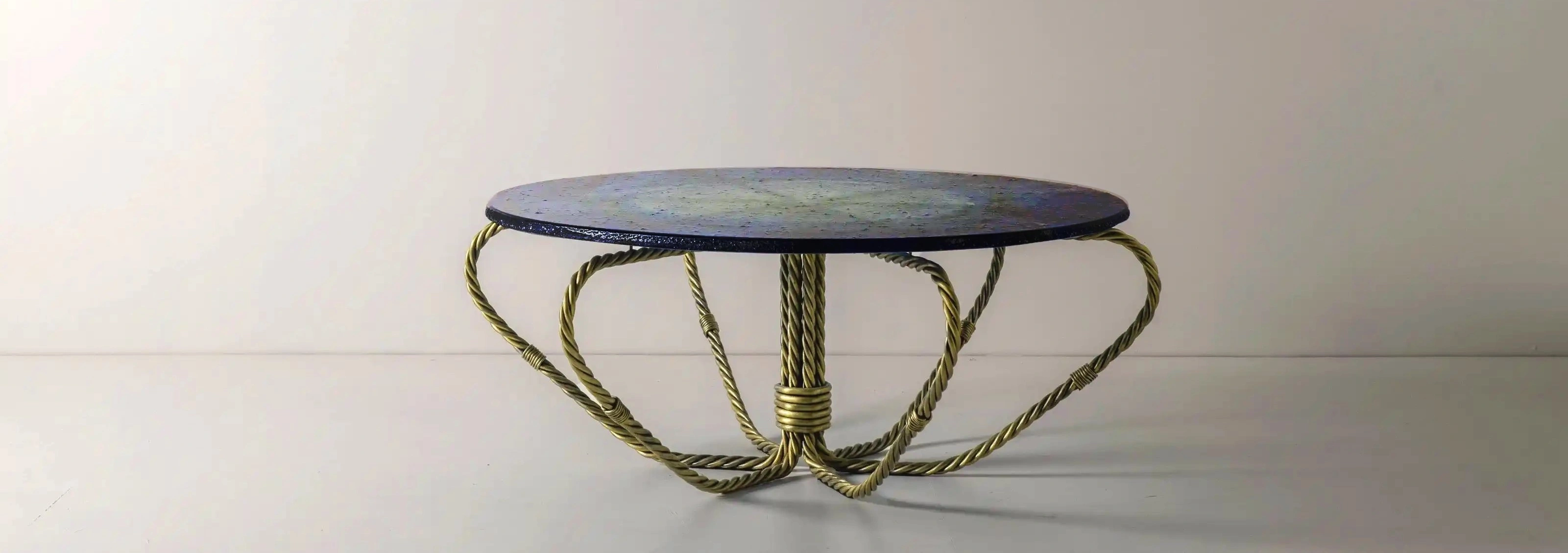 Seashore by Renoir inspired cocktail table designed for MET x AbnerHenry by Calvin Mai